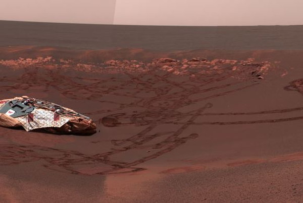 火星探査機の映像